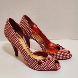 Unlisted Red and White Heel,  Size 10